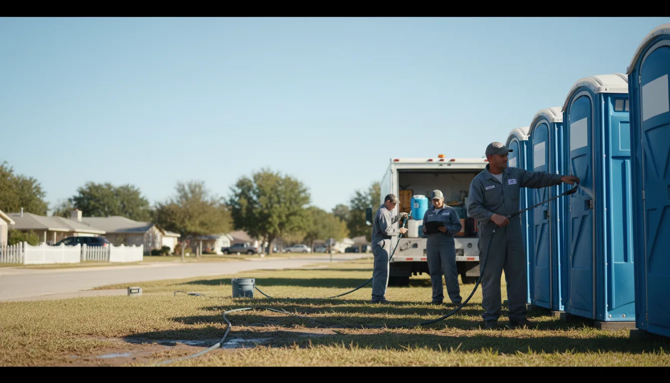 Long-Term Portable Toilet Rental in Six Mile, SC near me